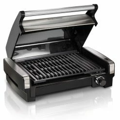 Hamilton Beach Indoor Grills, Skillets & Waffle Makers 12.5-in L x 9.6-in W Non-Stick Contact Grill