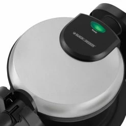 BLACK+DECKER Indoor Grills, Skillets & Waffle Makers Round Flippable Belgian Waffle Maker -Aroma Shop 03649876 scaled