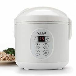 Aroma Cookers & Steamers 8-Cup Programmable Residential Rice Cooker