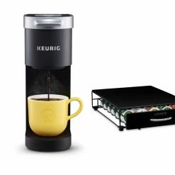 Keurig Espresso, Tea & Coffee Machines K-Mini Plus Black Single-Serve Coffee Maker