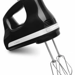 KitchenAid Mixers 60-in Cord 5-Speed Black Hand Mixer