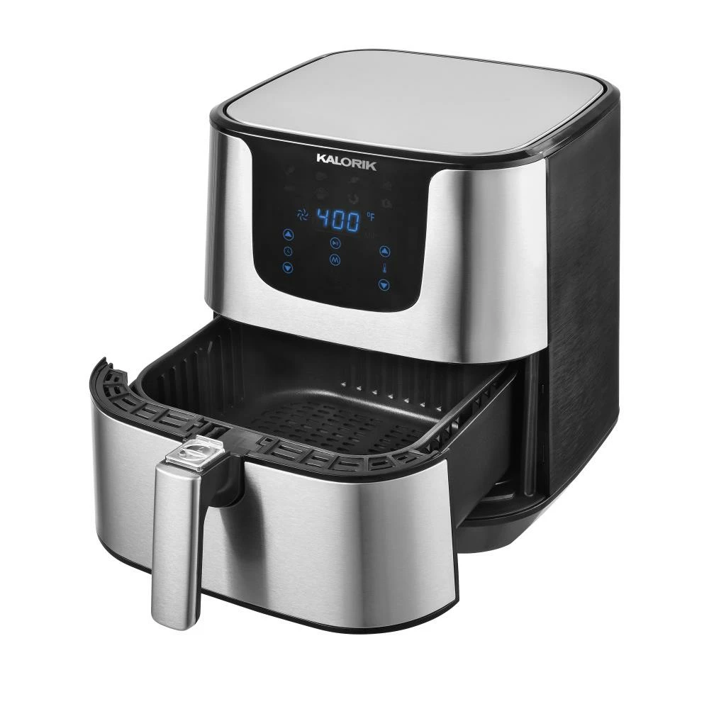 Kalorik Fryers & Accessories FT 44845 SS 5.3-Quart Stainless Steel Air Fryer 2 Kalorik Fryers & Accessories FT 44845 SS 5.3-Quart Stainless Steel Air Fryer - Image 2