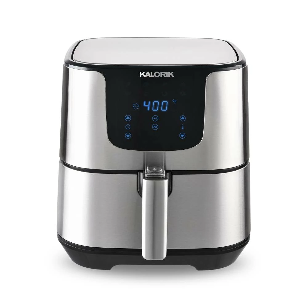 Kalorik Fryers & Accessories FT 44845 SS 5.3-Quart Stainless Steel Air Fryer 1 Kalorik Fryers & Accessories FT 44845 SS 5.3-Quart Stainless Steel Air Fryer