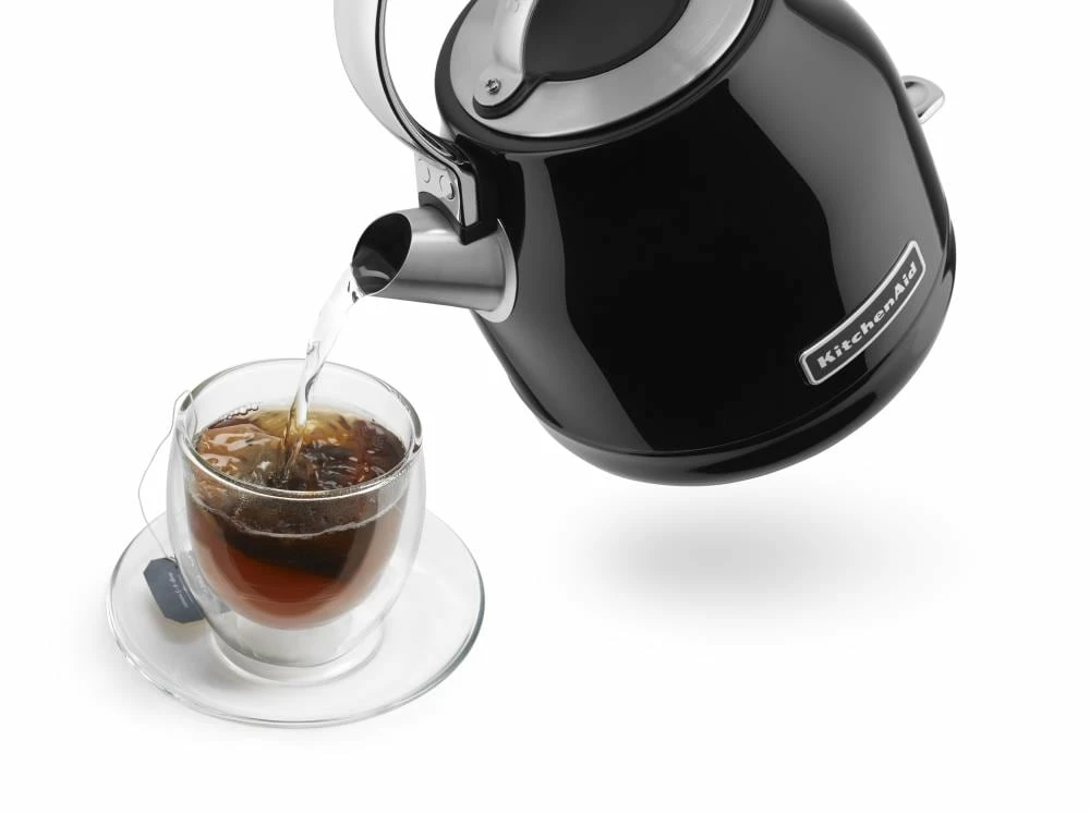 KitchenAid Espresso, Tea & Coffee Machines Onyx Black 5-Cup Corded Manual Electric Kettle 3 KitchenAid Espresso, Tea & Coffee Machines Onyx Black 5-Cup Corded Manual Electric Kettle - Image 3