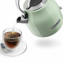 KitchenAid Espresso, Tea & Coffee Machines Pistachio 5-Cup Corded Manual Electric Kettle 5 KitchenAid Espresso, Tea & Coffee Machines Pistachio 5-Cup Corded Manual Electric Kettle -Aroma Shop 10196838