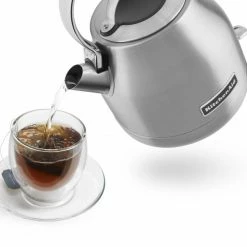 KitchenAid Espresso, Tea & Coffee Machines Stainless Steel 5-Cup Corded Manual Electric Kettle 5 KitchenAid Espresso, Tea & Coffee Machines Stainless Steel 5-Cup Corded Manual Electric Kettle -Aroma Shop 10198041