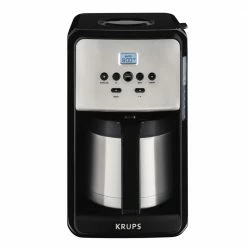 Krups Espresso, Tea & Coffee Machines 12-Cup Black/Stainless Residential Drip Coffee Maker