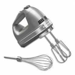 KitchenAid Mixers 36-in Cord 7-Speed Contour Silver Hand Mixer