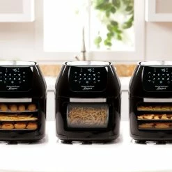 Tristar Fryers & Accessories 6-Quart Black Air Fryer -Aroma Shop 10806072