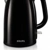 Krups Espresso, Tea & Coffee Machines Black 6-Cup Cordless Electric Kettle