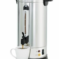 Nesco Espresso, Tea & Coffee Machines 50-Cup Stainless Steel Residential Coffee Urn 9 Nesco Espresso, Tea & Coffee Machines 50-Cup Stainless Steel Residential Coffee Urn -Aroma Shop 11822841