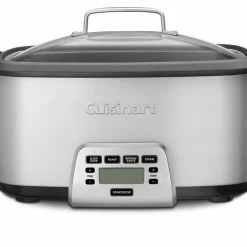 Cuisinart Cookers & Steamers 7-Quart Stainless Steel Oval Slow Cooker