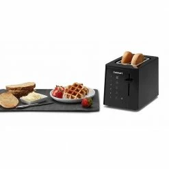 Cuisinart Toasters & Toaster Ovens 2-Slice Black 1800-Watt Toaster -Aroma Shop 15791122