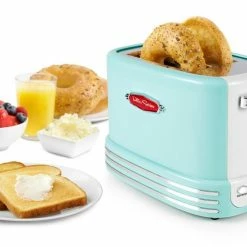 Nostalgia Toasters & Toaster Ovens 2-Slice Blue 900-Watt Toaster