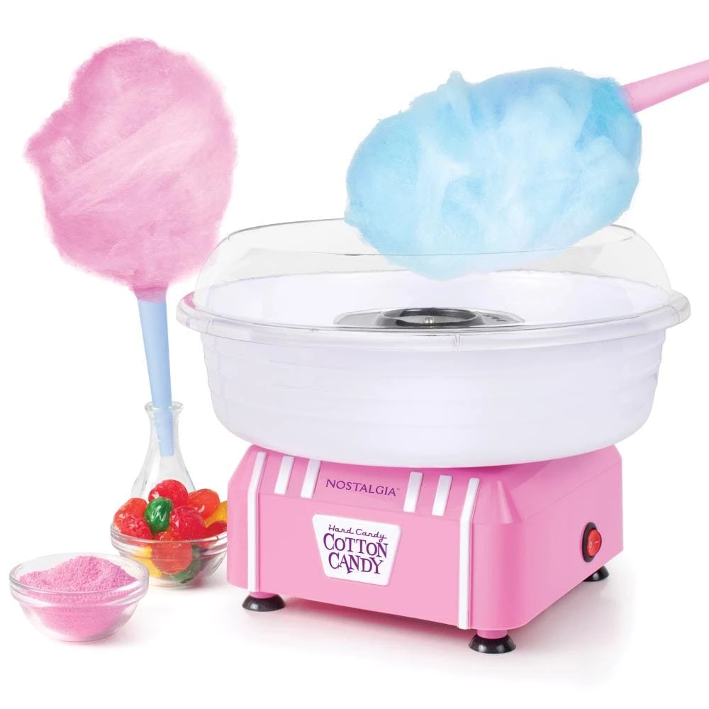 Nostalgia Specialty Appliances Pink Countertop Cotton Candy Maker 1 Nostalgia Specialty Appliances Pink Countertop Cotton Candy Maker