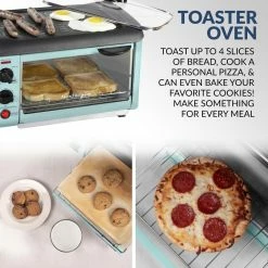 Nostalgia Toasters & Toaster Ovens 4-Slice Blue Toaster Oven (1500-Watt) 9 Nostalgia Toasters & Toaster Ovens 4-Slice Blue Toaster Oven (1500-Watt) -Aroma Shop 15792642