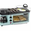Nostalgia Toasters & Toaster Ovens 4-Slice Blue Toaster Oven (1500-Watt)