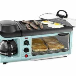 Nostalgia Toasters & Toaster Ovens 4-Slice Blue Toaster Oven (1500-Watt)