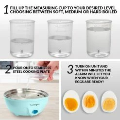Nostalgia Specialty Appliances Aqua Egg Cooker 13 Nostalgia Specialty Appliances Aqua Egg Cooker -Aroma Shop 15792754
