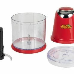 Taco Tuesday Food Processors & Grinders 2-Cup 1400-Watt Red 1-Blade Mini Food Chopper 8 Taco Tuesday Food Processors & Grinders 2-Cup 1400-Watt Red 1-Blade Mini Food Chopper -Aroma Shop 15794196