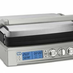 Cuisinart Indoor Grills, Skillets & Waffle Makers 14-in L x 16-in W 1800-Watt Stainless Steel Electric Griddle -Aroma Shop 15857967