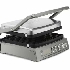 Cuisinart Indoor Grills, Skillets & Waffle Makers 14-in L x 16-in W 1800-Watt Stainless Steel Electric Griddle -Aroma Shop 15857968