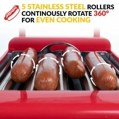 Nostalgia Specialty Appliances Hot Dog Roller -Aroma Shop 15950046