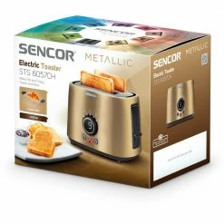 Sencor Toasters & Toaster Ovens 2-Slice Gold 800-Watt Toaster -Aroma Shop 16176570