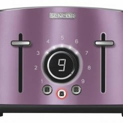 Sencor Toasters & Toaster Ovens 4-Slice Purple 1600-Watt Toaster