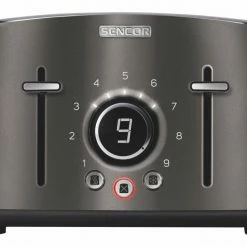 Sencor Toasters & Toaster Ovens 4-Slice Black 1600-Watt Toaster