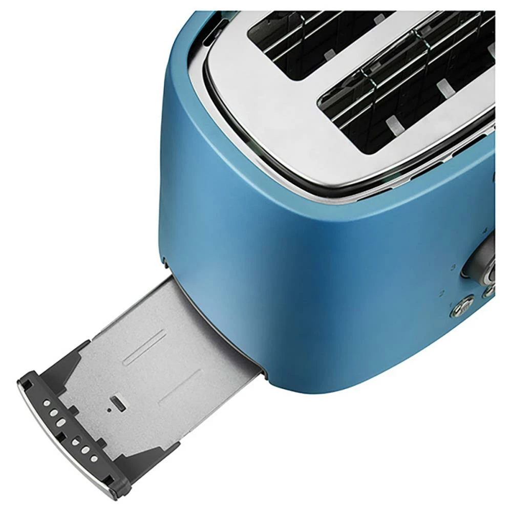 Sencor Toasters & Toaster Ovens 2-Slice Blue 800-Watt Toaster 4 Sencor Toasters & Toaster Ovens 2-Slice Blue 800-Watt Toaster - Image 4