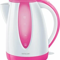 Sencor Espresso, Tea & Coffee Machines Pink 7-Cup Cordless Manual Electric Kettle