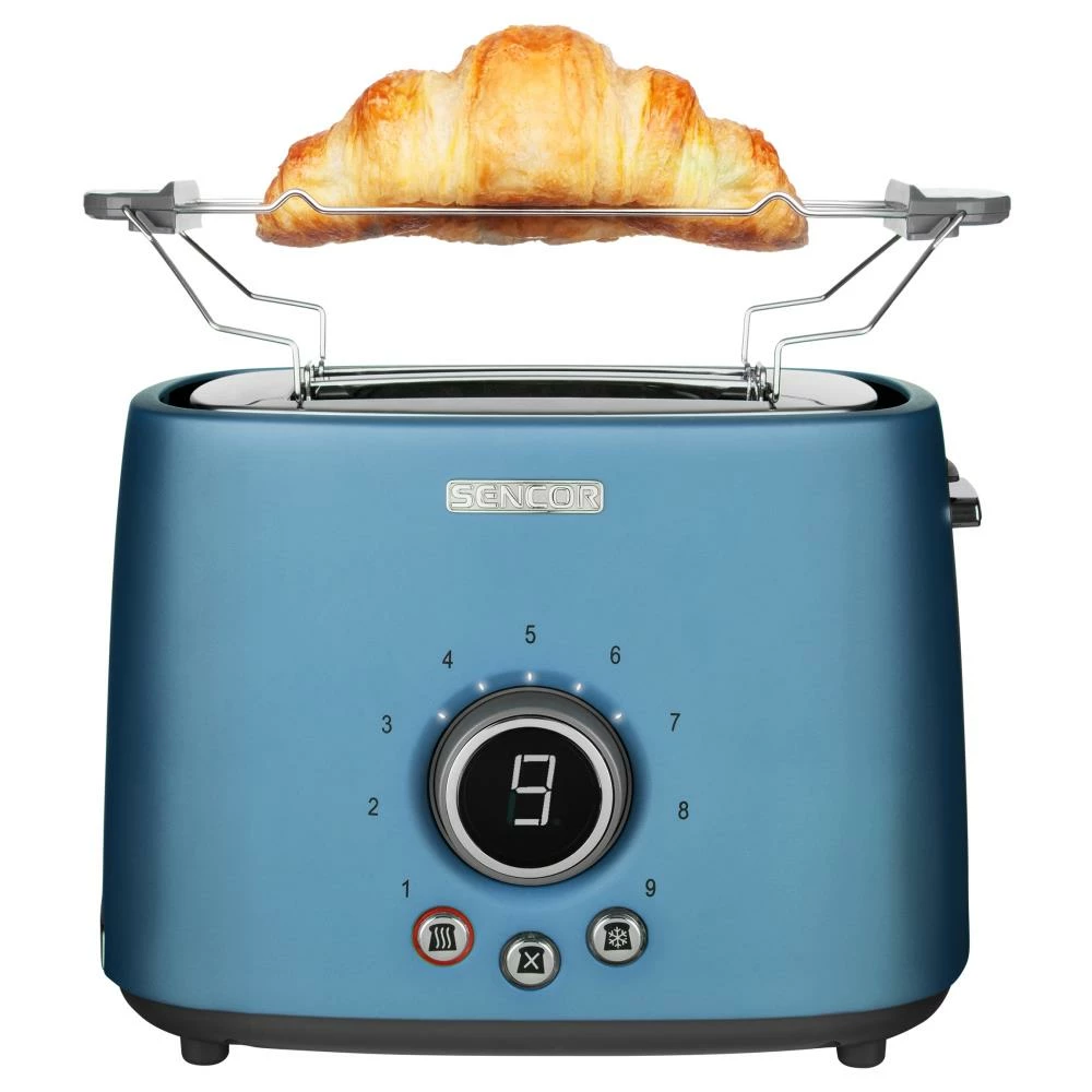 Sencor Toasters & Toaster Ovens 2-Slice Blue 800-Watt Toaster 5 Sencor Toasters & Toaster Ovens 2-Slice Blue 800-Watt Toaster - Image 5
