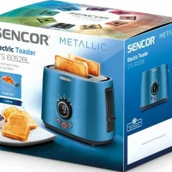 Sencor Toasters & Toaster Ovens 2-Slice Blue 800-Watt Toaster 14 Sencor Toasters & Toaster Ovens 2-Slice Blue 800-Watt Toaster -Aroma Shop 16177942