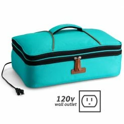 HOTLOGIC Cookers & Steamers 3-Quart Teal Rectangle Slow Cooker