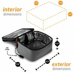 HOTLOGIC Cookers & Steamers 1.5-Quart Gray Rectangle Slow Cooker -Aroma Shop 17080819