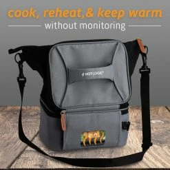 HOTLOGIC Cookers & Steamers 1.5-Quart Gray Rectangle Slow Cooker -Aroma Shop 17080821