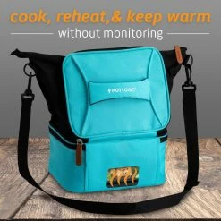 HOTLOGIC Cookers & Steamers 1.5-Quart Teal Rectangle Slow Cooker -Aroma Shop 17080837