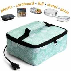 HOTLOGIC Cookers & Steamers 1.5-Quart Aqua Floral Rectangle Slow Cooker -Aroma Shop 17080843