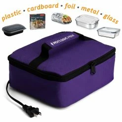 HOTLOGIC Cookers & Steamers 1.5-Quart Purple Rectangle Slow Cooker -Aroma Shop 17080876
