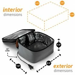 HOTLOGIC Cookers & Steamers 1.5-Quart Gray Rectangle Slow Cooker -Aroma Shop 17080968