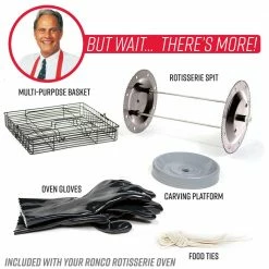 Ronco Cookers & Steamers 5000 Silver Roaster Oven with Lid -Aroma Shop 17213489