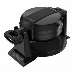 BLACK+DECKER Indoor Grills, Skillets & Waffle Makers Round Flippable Belgian Waffle Maker