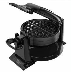 BLACK+DECKER Indoor Grills, Skillets & Waffle Makers Round Flippable Belgian Waffle Maker -Aroma Shop 18081944