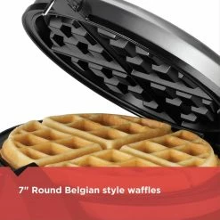 BLACK+DECKER Indoor Grills, Skillets & Waffle Makers Round Flippable Belgian Waffle Maker -Aroma Shop 18136818