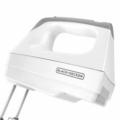 BLACK+DECKER Mixers 60-in Cord 6-Speed White Hand Mixer -Aroma Shop 18136853