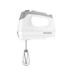 BLACK+DECKER Mixers 60-in Cord 6-Speed White Hand Mixer -Aroma Shop 18136861