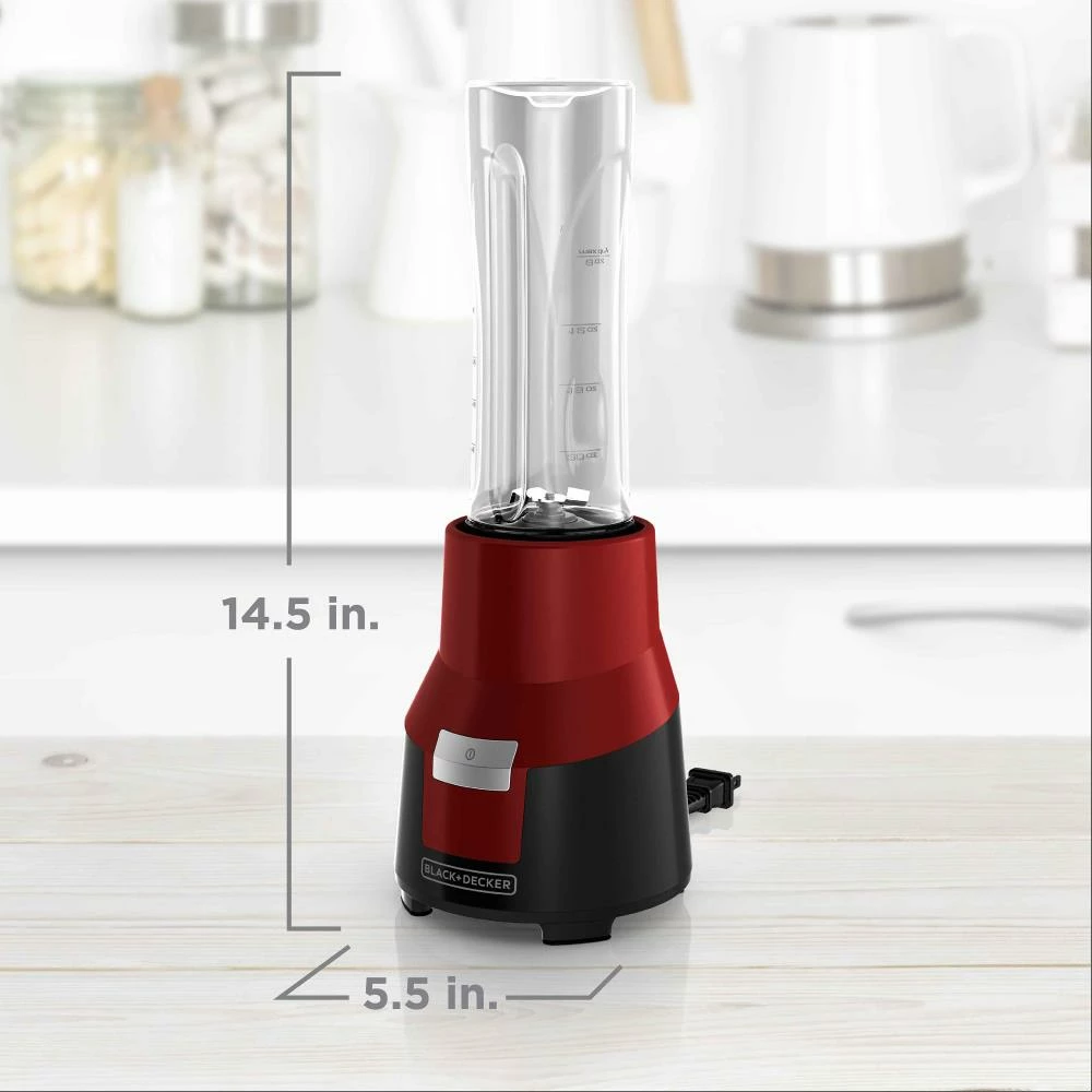 BLACK+DECKER Blenders & Juicers FusionBlade 20-oz Red 275-Watt Blender 11 BLACK+DECKER Blenders & Juicers FusionBlade 20-oz Red 275-Watt Blender - Image 11