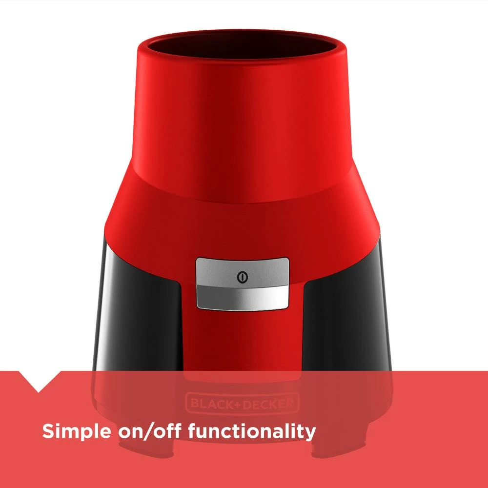 BLACK+DECKER Blenders & Juicers FusionBlade 20-oz Red 275-Watt Blender 5 BLACK+DECKER Blenders & Juicers FusionBlade 20-oz Red 275-Watt Blender - Image 5