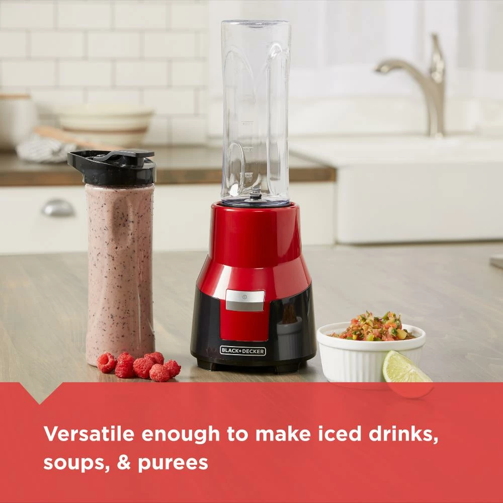 BLACK+DECKER Blenders & Juicers FusionBlade 20-oz Red 275-Watt Blender 9 BLACK+DECKER Blenders & Juicers FusionBlade 20-oz Red 275-Watt Blender - Image 9